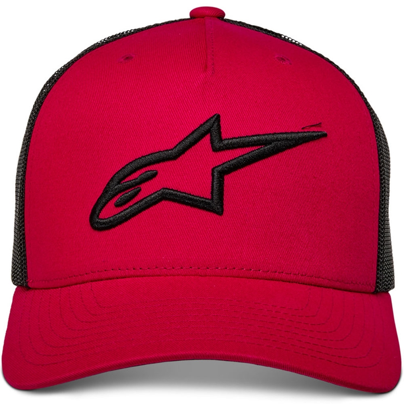 Kšiltovka Alpinestars Ageless červeno-černá