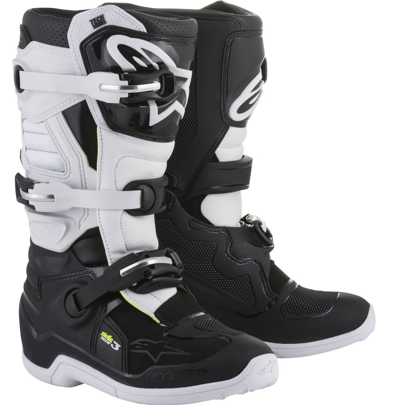 Dámské motokrosové boty Alpinestars Stella Tech 3 černo-bílé