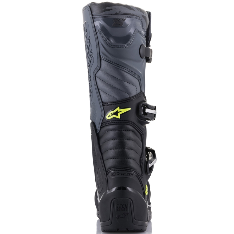 Boty na motorku Alpinestars TECH 5 černo-šedo-fluo žluté