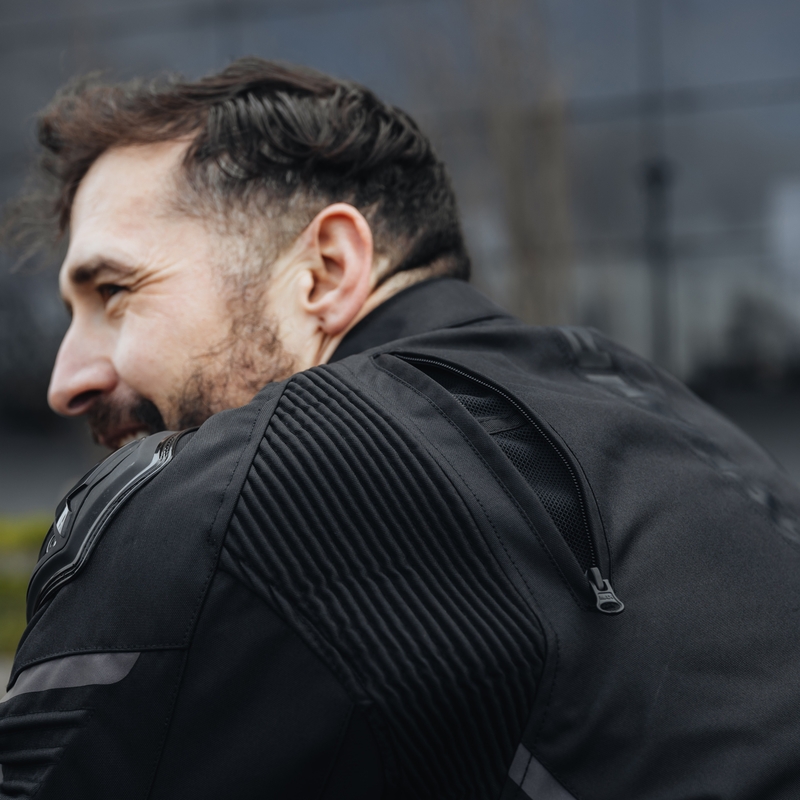 Bunda na motorku Rebelhorn Vandal černá