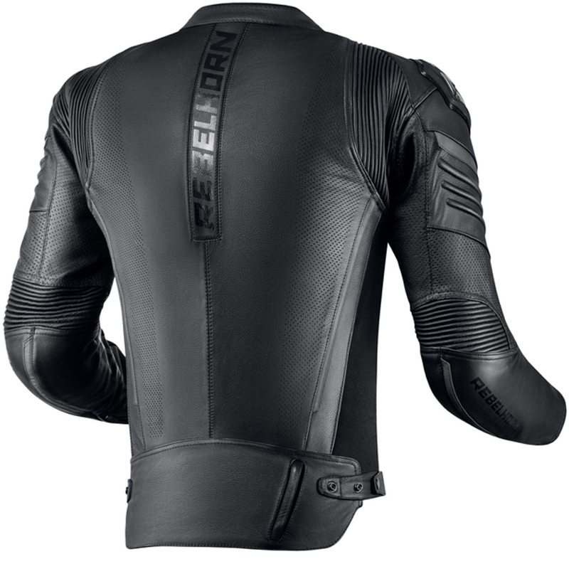 Kožená bunda na motorku Rebelhorn Vandal černá