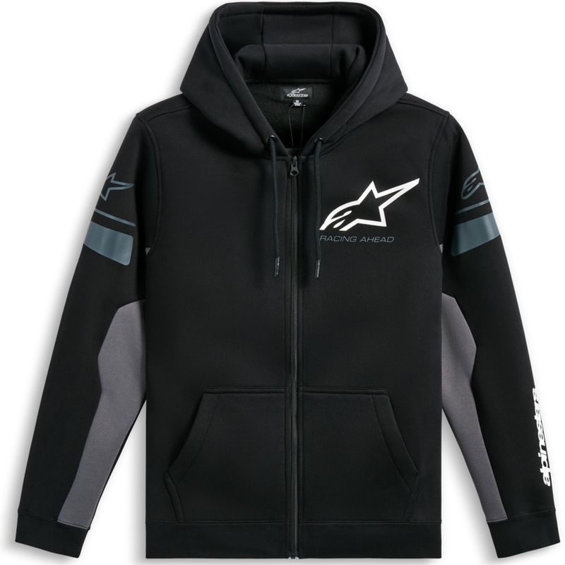 Mikina Alpinestars Esemex Hoodie černo-šedá