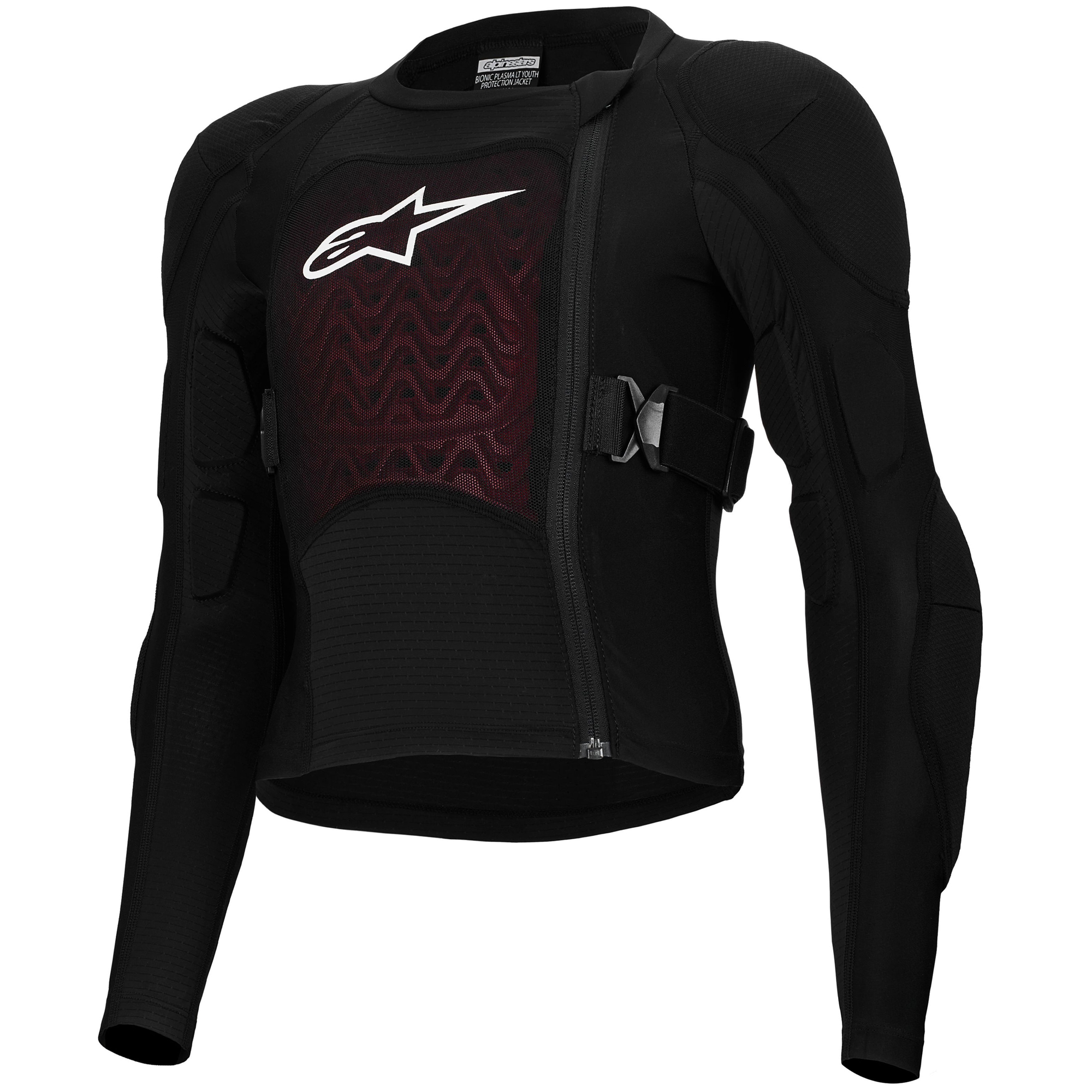 Dětský chránič těla Alpinestars Bionic Plasma LT Youth dlouhý rukáv černo-červeno-bílý Velikost: M
