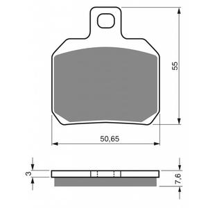 Brzdové destičky GOLDFREN 152 S33 STREET REAR