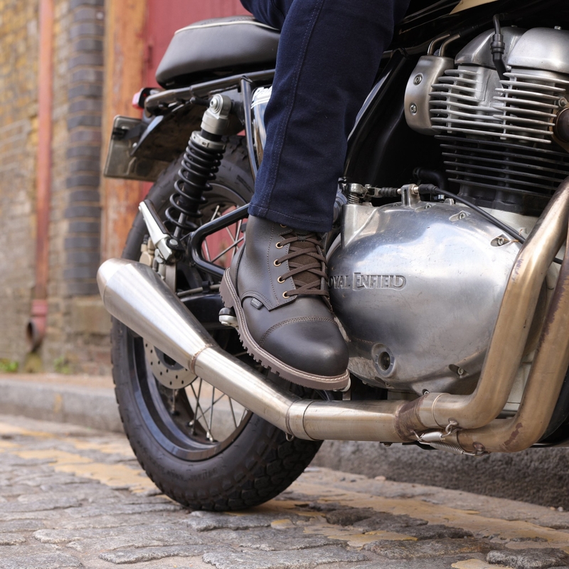 Boty na motorku Oxford Merton 2.0 hnědé