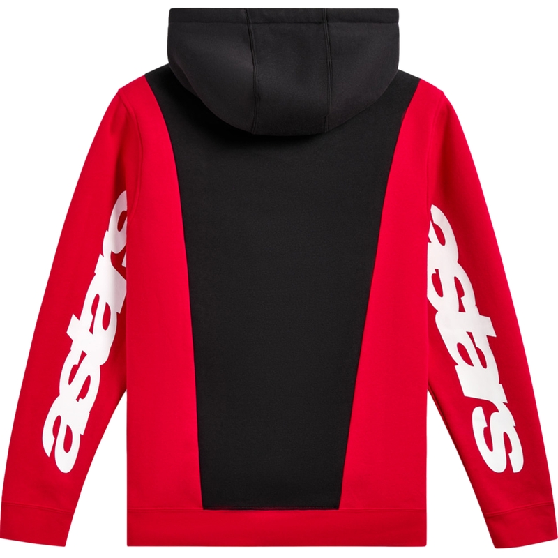 Mikina Alpinestars Ignite Hoodie černo-červená