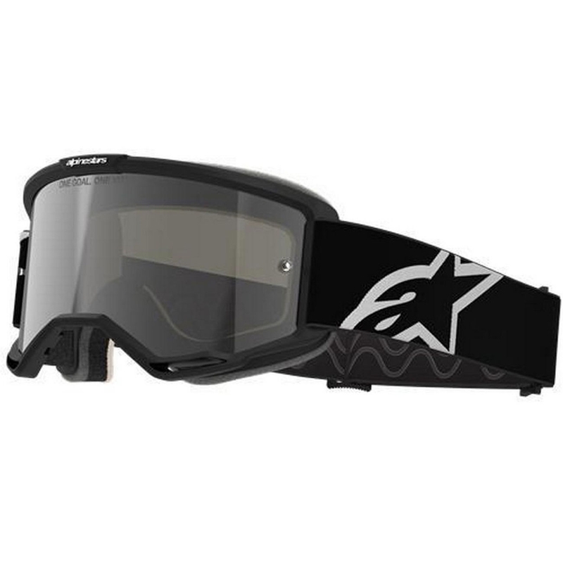 Motokrosové brýle Alpinestars Vision 5 Corp černé s čirým zorníkem