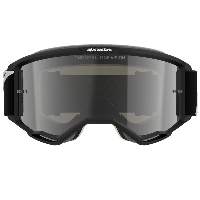 Motokrosové brýle Alpinestars Vision 5 Corp černé s čirým zorníkem