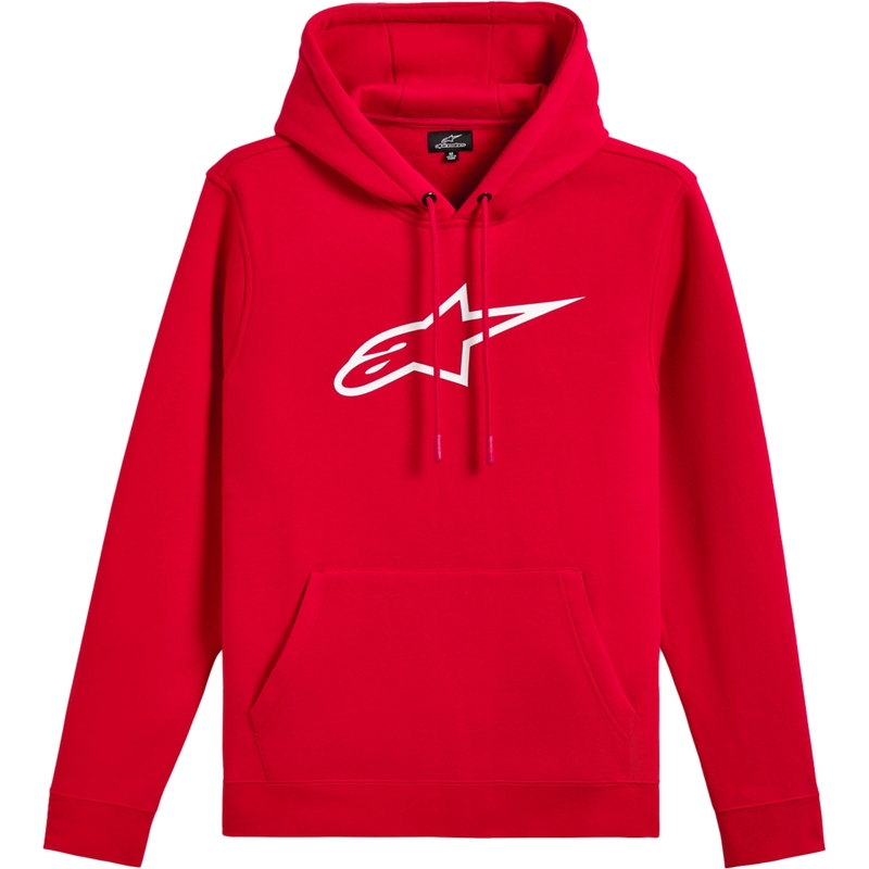 Mikina Alpinestars Ageless Hoodie 3 červeno-bílá