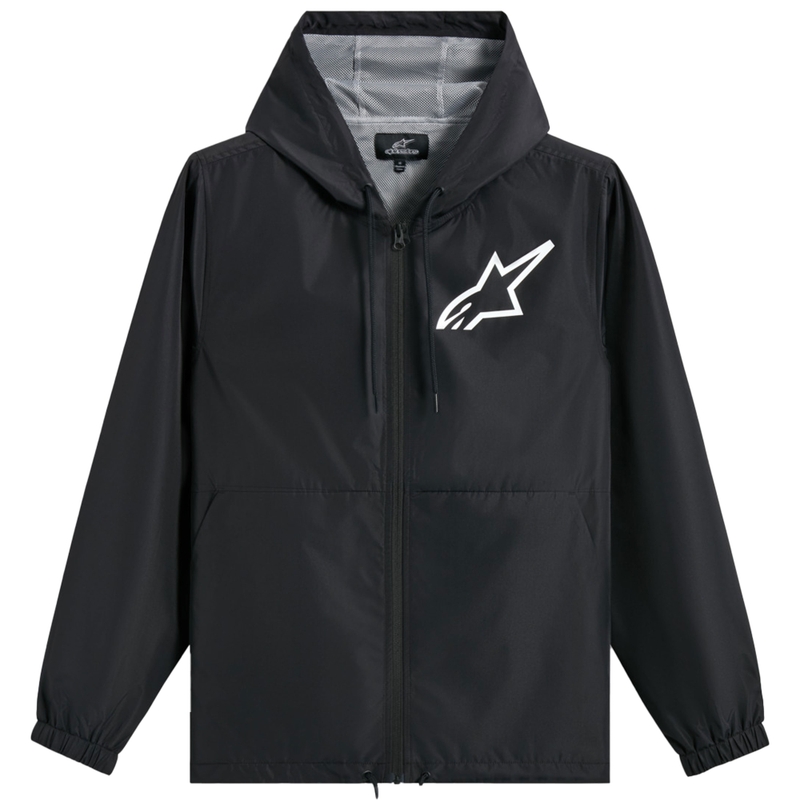 Bunda Alpinestars Speeder Chromium Windbreaker černo-bílá