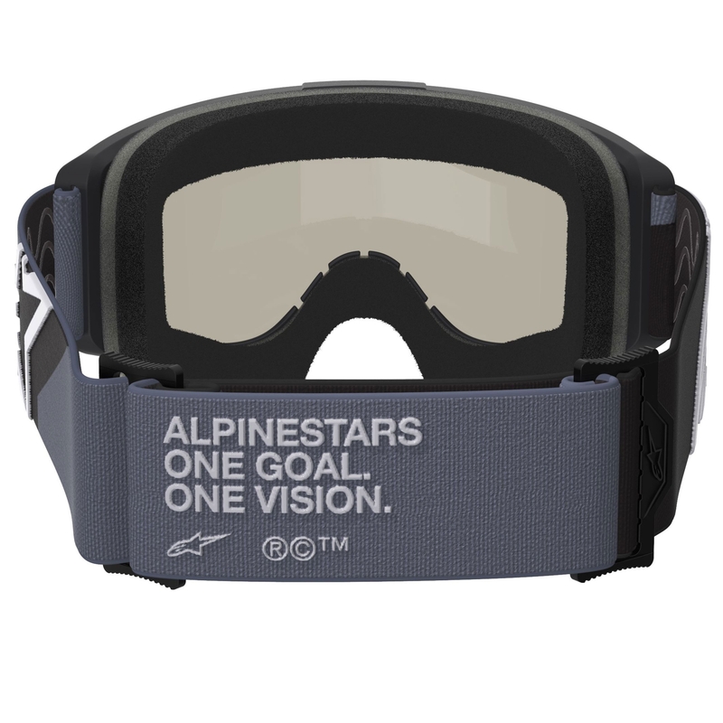 Motokrosové brýle Alpinestars Vision Sand černo-šedé s tmavě kouřovým zorníkem