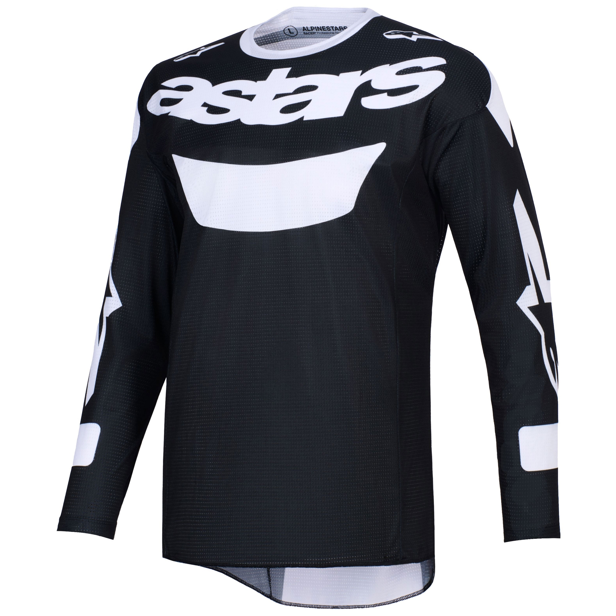 Motokrosový dres Alpinestars Racer Air Riway černo-bílý Velikost: S