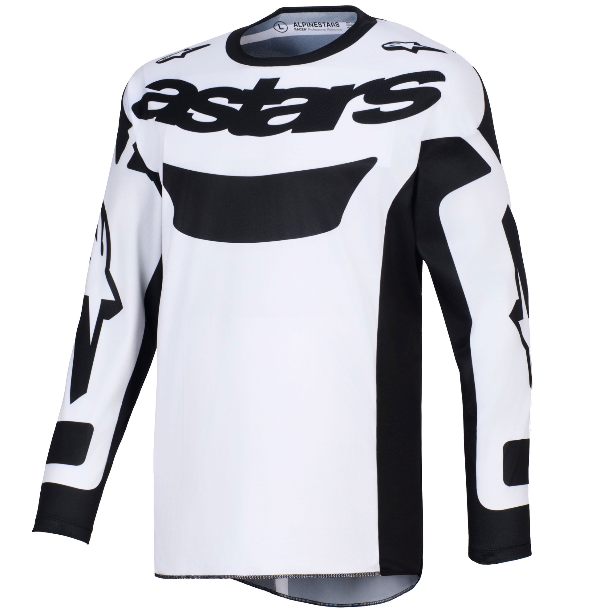 Motokrosový dres Alpinestars Racer Riway bílo-černý Velikost: S