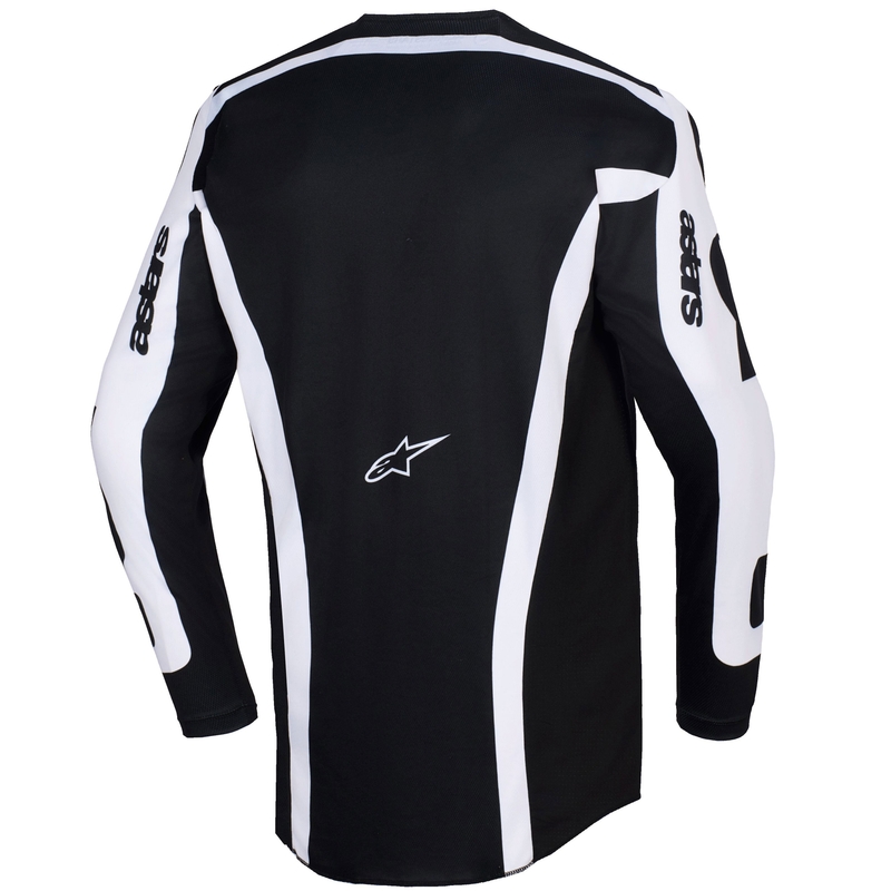 Motokrosový dres Alpinestars Racer Riway bílo-černý
