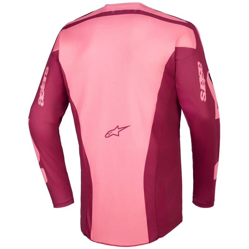 Motokrosový dres Alpinestars Racer Riway tmavě červeno-korálový