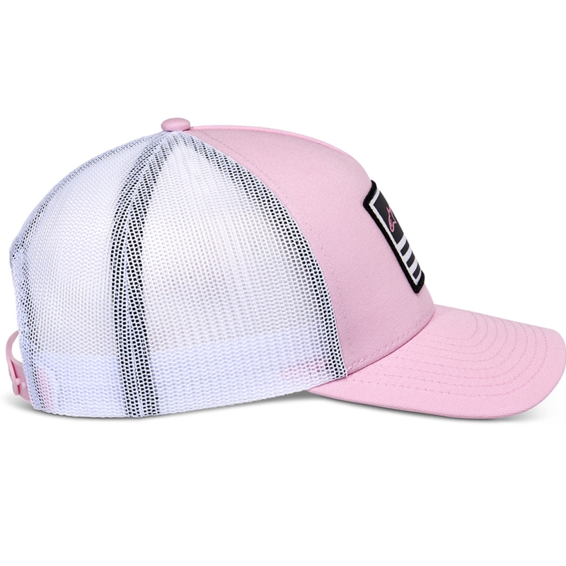 Kšiltovka Alpinestars Flag Snap Hat růžovo-bílá