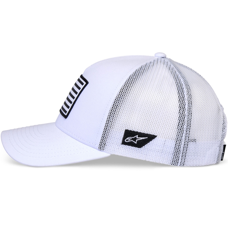 Kšiltovka Alpinestars Flag Snap Hat bílo-bílá