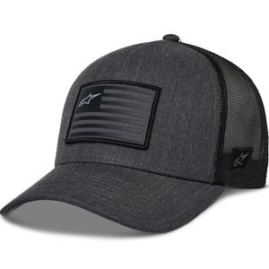 Kšiltovka Alpinestars Flag Snap Hat šedo-černá