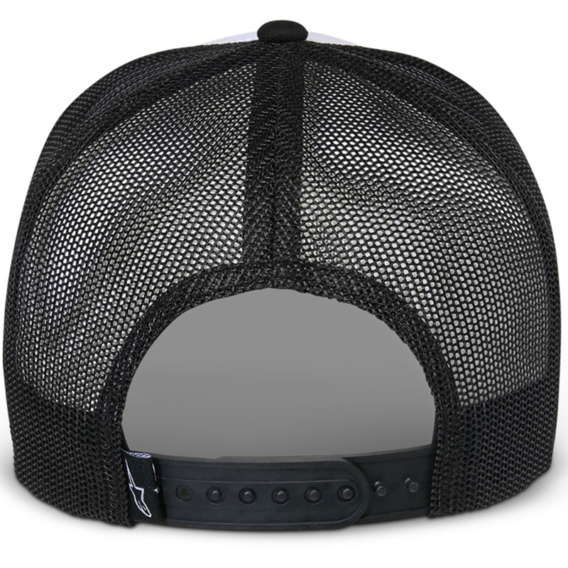 Kšiltovka Alpinestars Flag Snap Hat bílo-černá