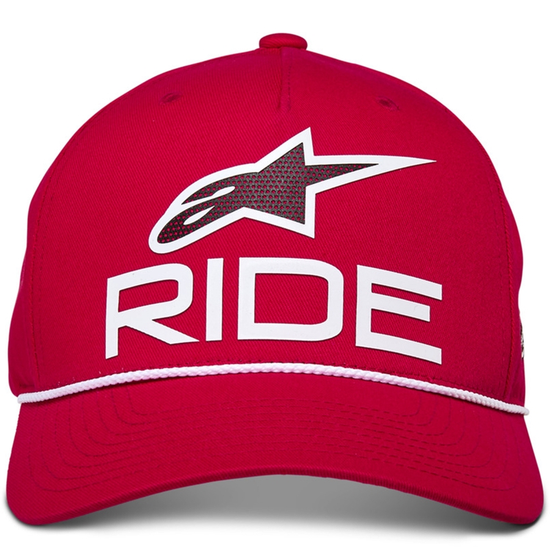 Kšiltovka Alpinestars Ride Comp Snapback červeno-bílo-černá