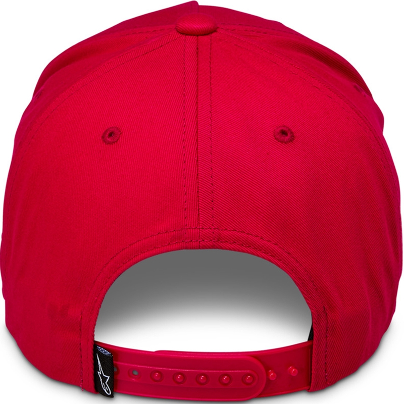 Kšiltovka Alpinestars Ride Comp Snapback červeno-bílo-černá