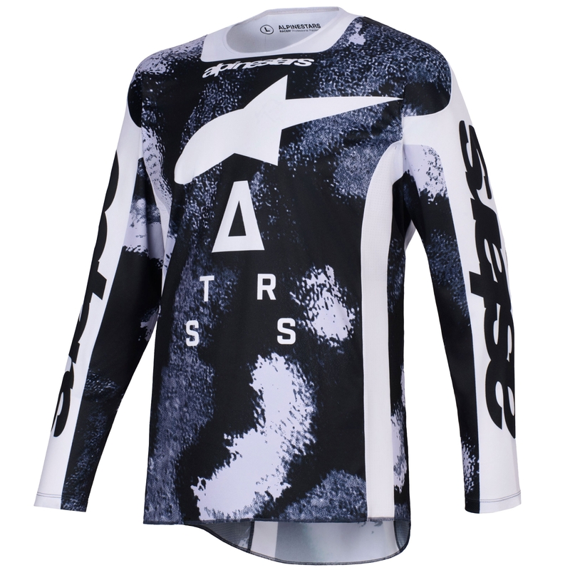 Motokrosový dres Alpinestars Racer Lahnd stupně šedi-camo