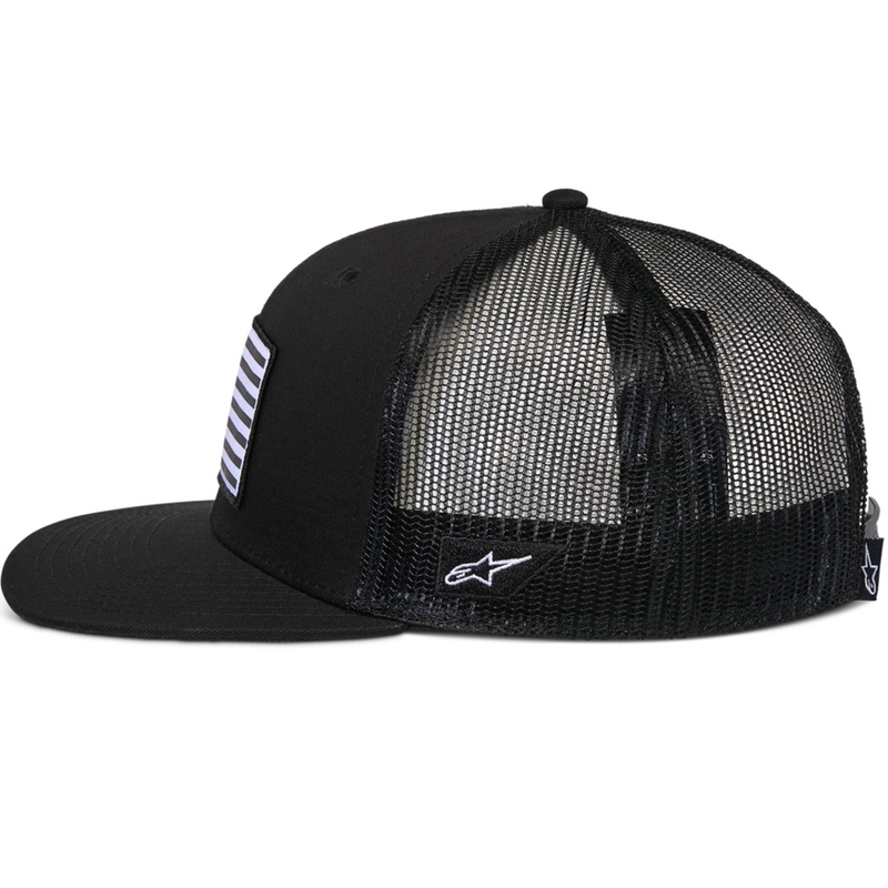 Kšiltovka Alpinestars Flag Hat černo-černá