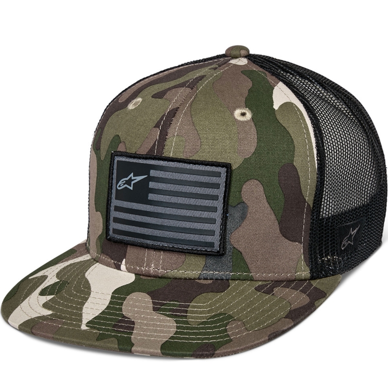 Kšiltovka Alpinestars Corp zelená camo-černá