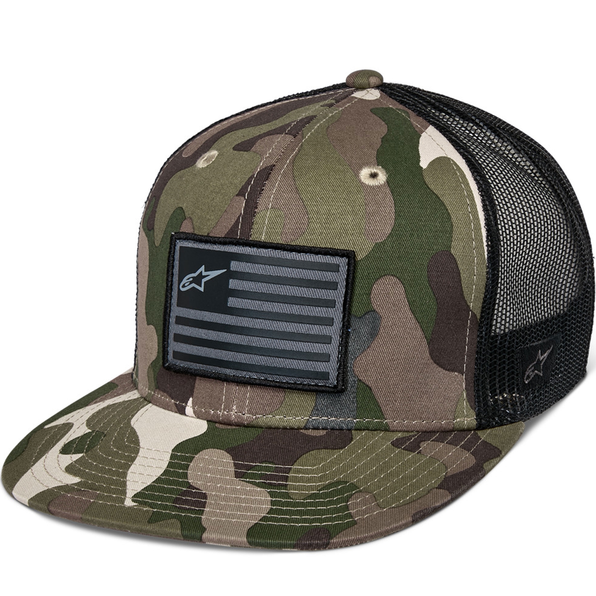 Kšiltovka Alpinestars Corp zelená camo-černá
