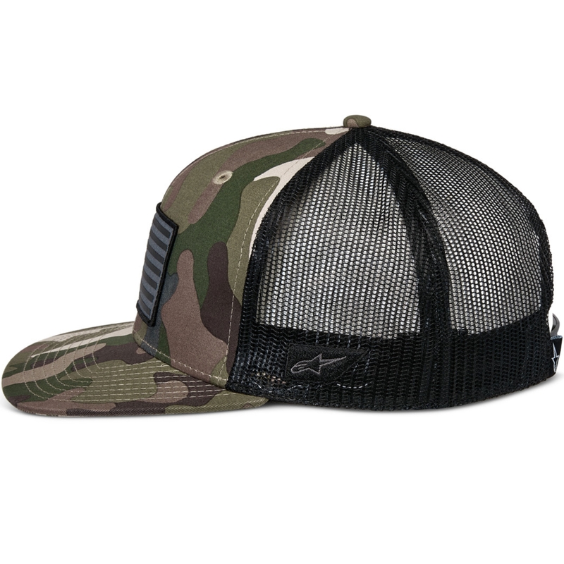 Kšiltovka Alpinestars Corp zelená camo-černá