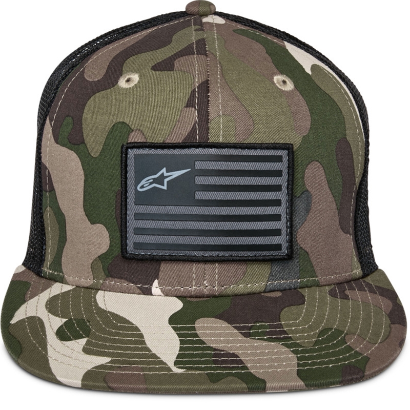 Kšiltovka Alpinestars Corp zelená camo-černá