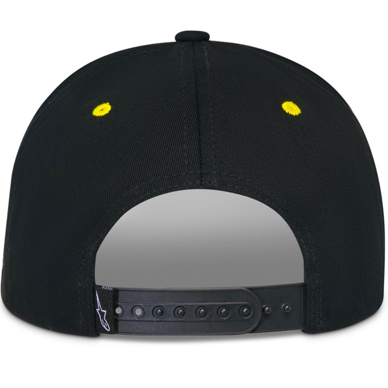 Kšiltovka Alpinestars Thickness Snapback černo-fluo žlutá