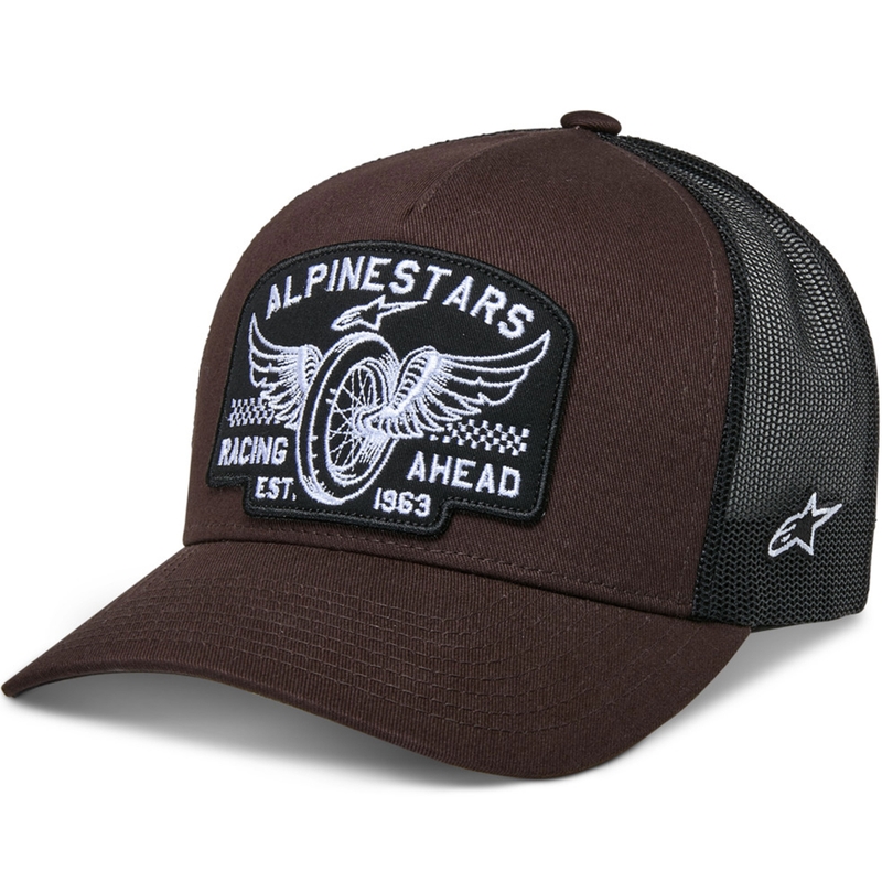 Kšiltovka Alpinestars Heritage Patch hnědo-černá