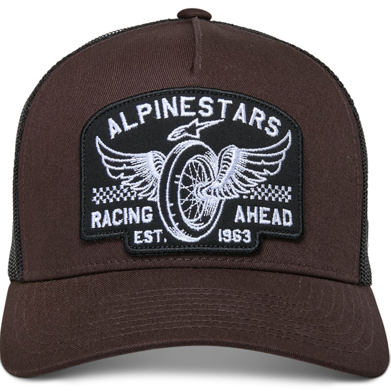 Kšiltovka Alpinestars Heritage Patch hnědo-černá