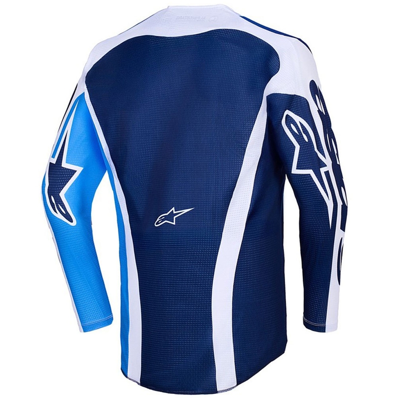 Motokrosový dres Alpinestars Racer Air Portl modro-bílý