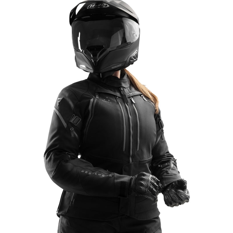 Dámská bunda na motorku Rebelhorn Hardy 3.0 černá