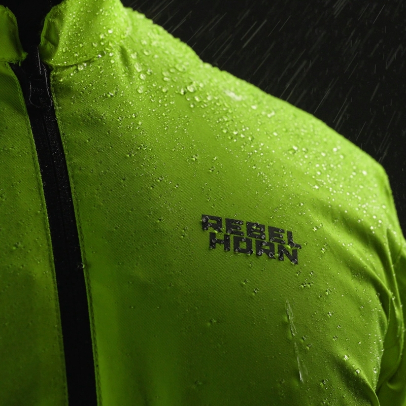 Dámská bunda na motorku Rebelhorn Hardy 3.0 černo-šedo-fluo žlutá