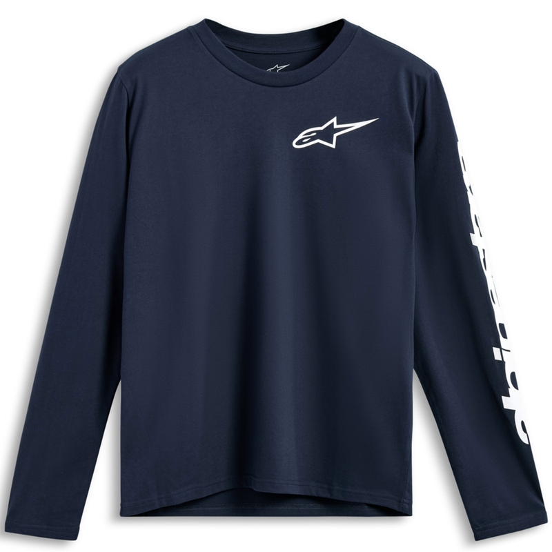 Tričko s dlouhým rukávem Alpinestars Trackside CSF modré