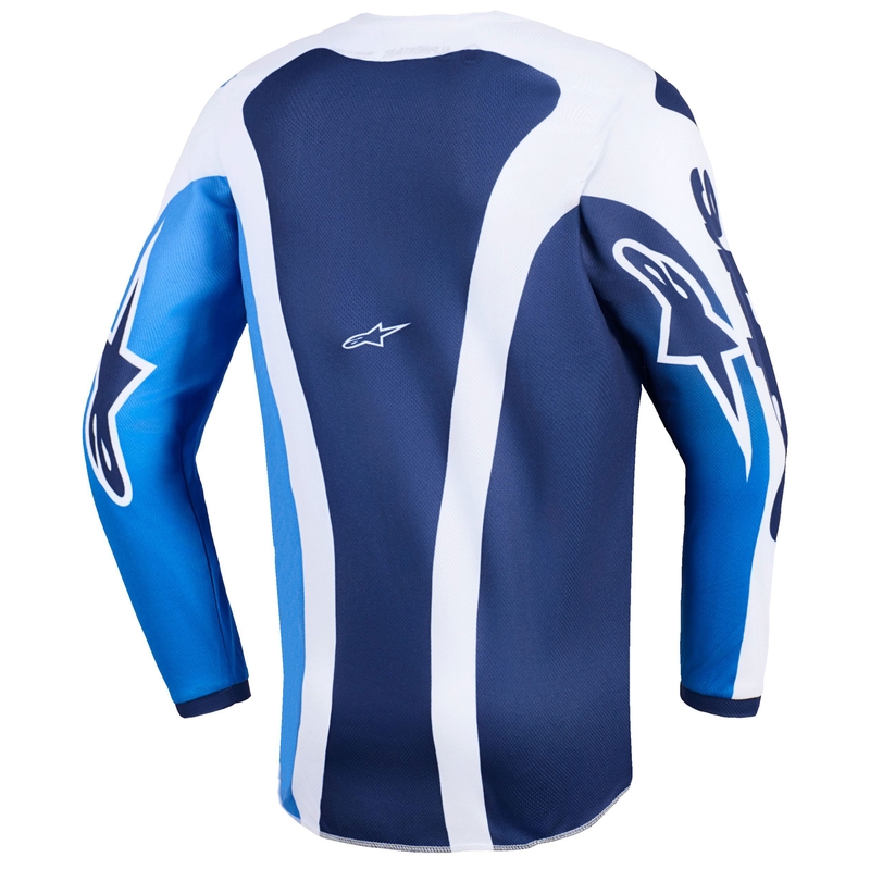 Dětský motokrosový dres Alpinestars Fluid Portl modro-bílý
