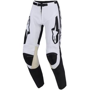 Motokrosové kalhoty Alpinestars Racer Riway bílo-černé