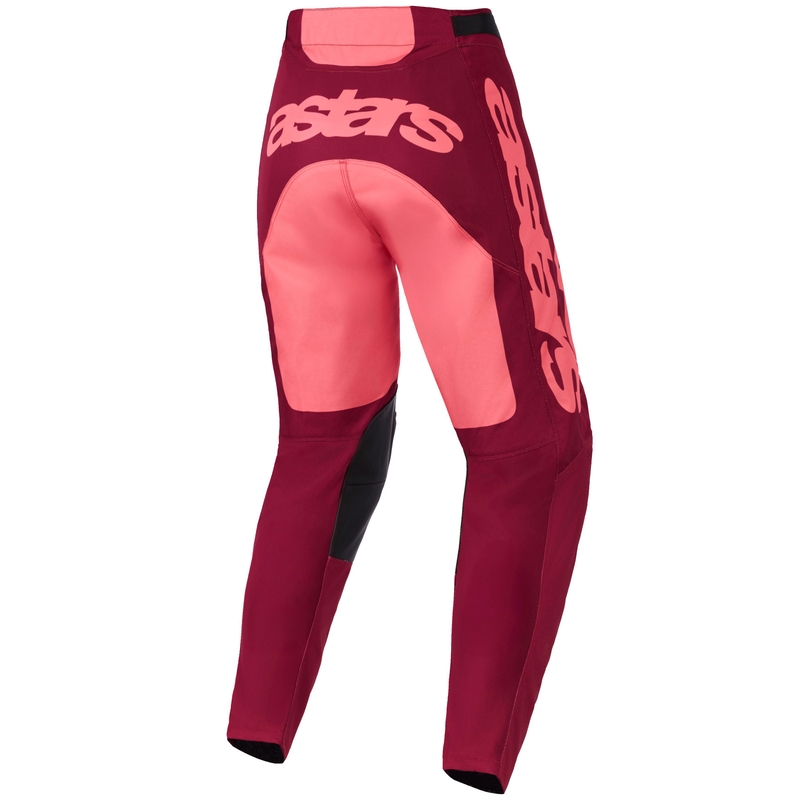 Motokrosové kalhoty Alpinestars Racer Riway tmavě červeno-korálové