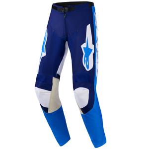 Motokrosové kalhoty Alpinestars Racer Riway modro-světle modro-bílé