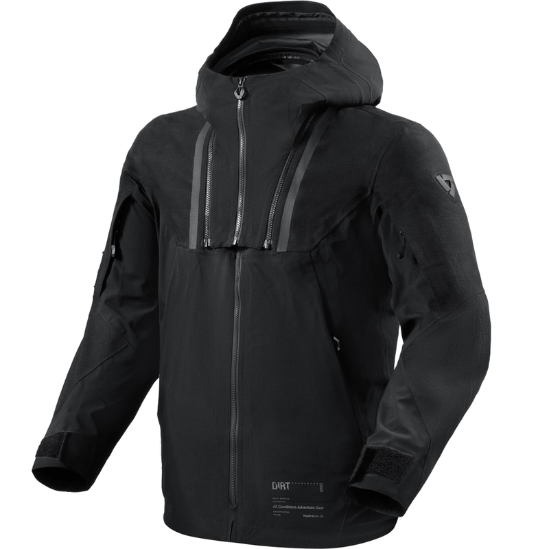 Bunda na motorku Revit Component 3 H2O černá