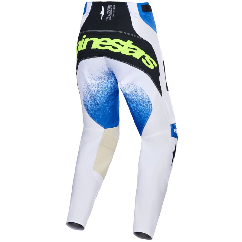 Motokrosové kalhoty Alpinestars Techstar Knif modro-černo-fluo žluté
