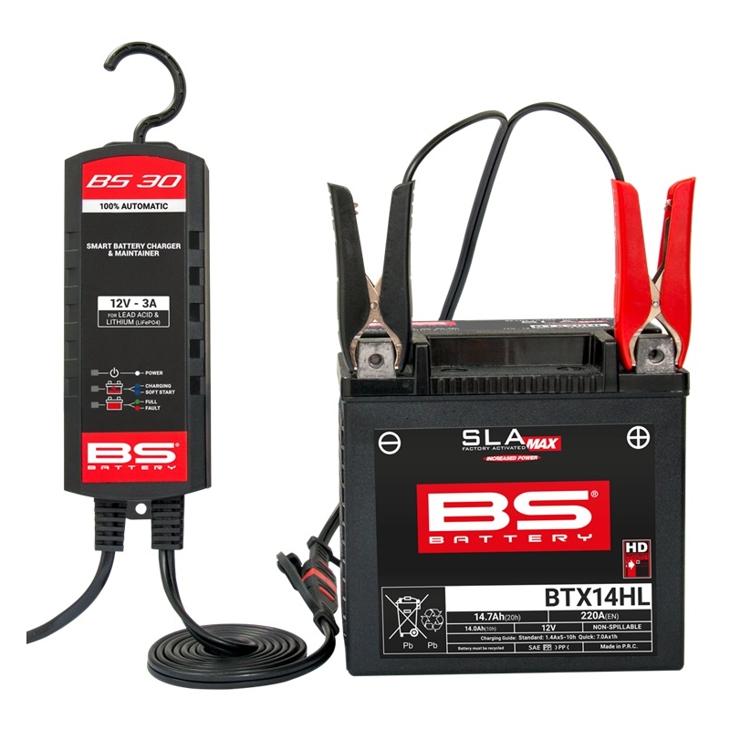 Nabíječka baterií BS-BATTERY SMART (suitable also for Lithium) 12V 3A