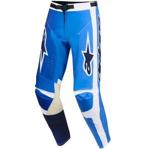 Motokrosové kalhoty Alpinestars Racer Air Portl modro-bílé