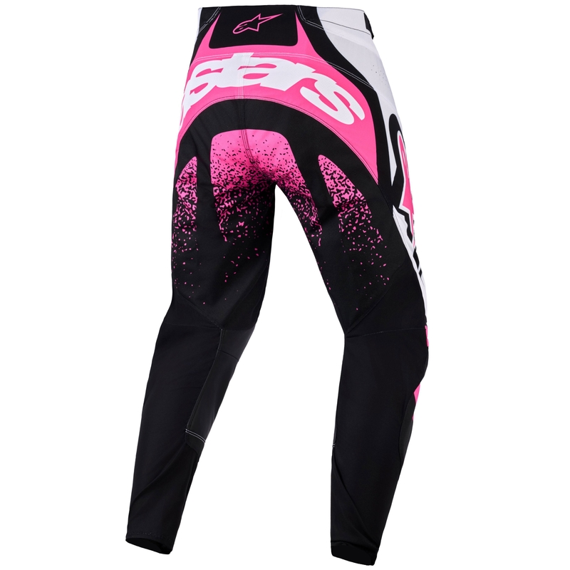Dámské motokrosové kalhoty Alpinestars Stella Techstar Nomur černo-bílo-růžové
