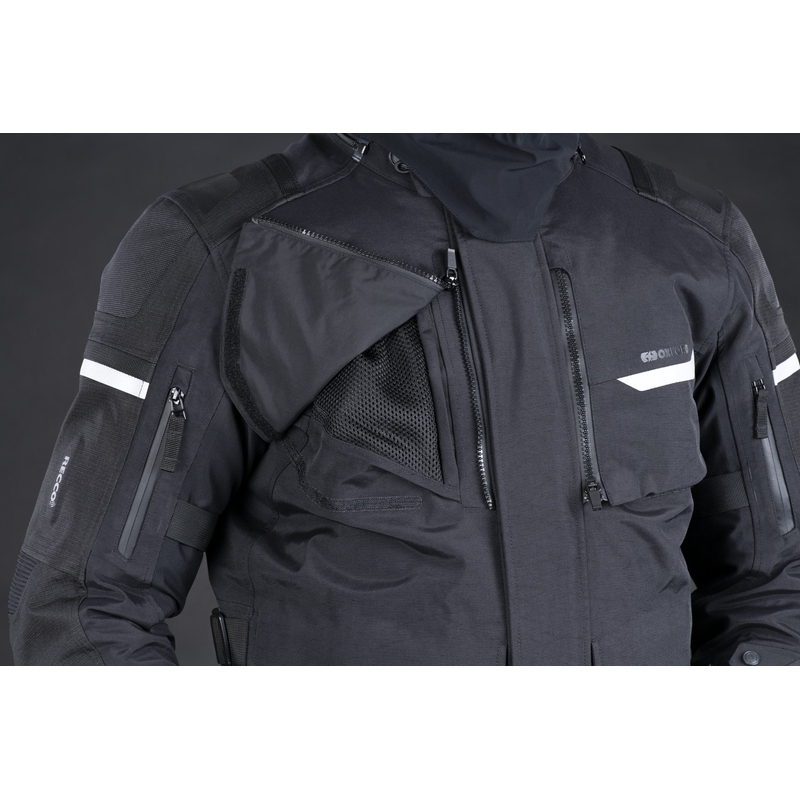 Bunda na motorku Oxford Advanced Stormland Dry2Dry™ černá