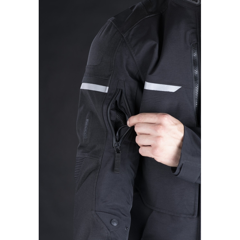 Bunda na motorku Oxford Advanced Stormland Dry2Dry™ černá