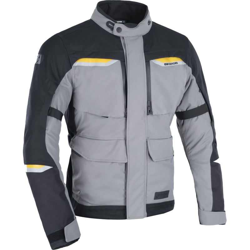 Bunda na motorku Oxford Advanced Mondial 2.0 Dry2Dry™ černo-šedá